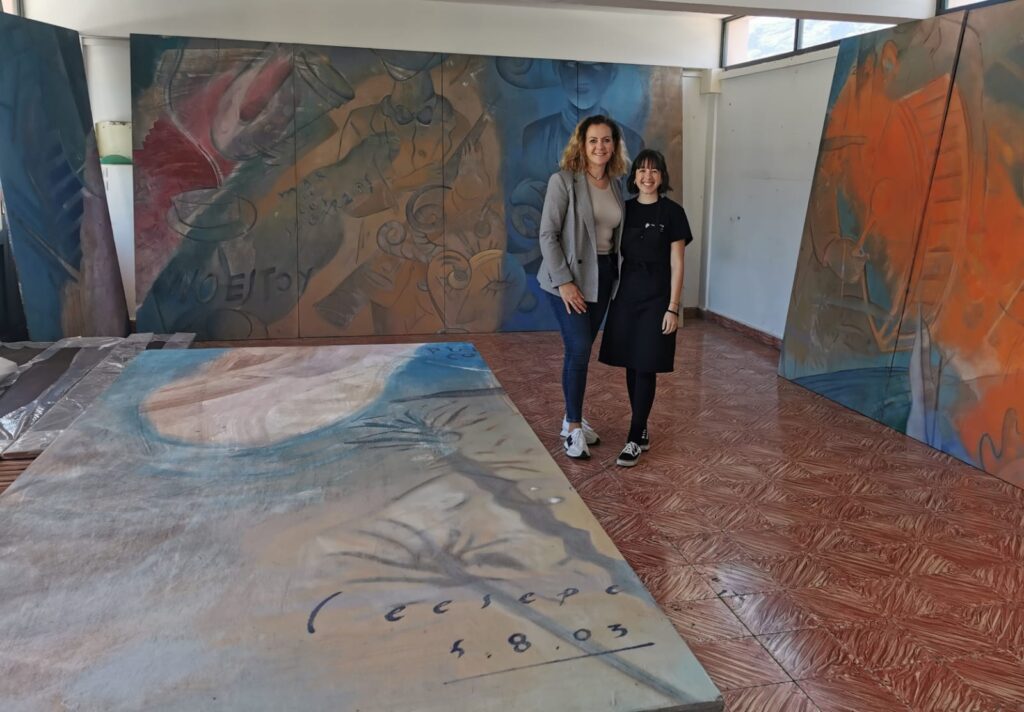 Completados los trabajos de restauración del cuadro del CEMFAC "Victorino", de CEESEPE