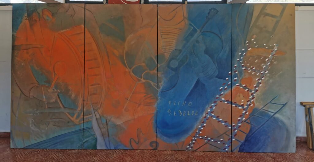 Completados los trabajos de restauración del cuadro del CEMFAC "Victorino", de CEESEPE