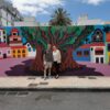 Los Llanos de Aridane amplía su museo en la calle con un mural del reconocido artista francés 3TTMan